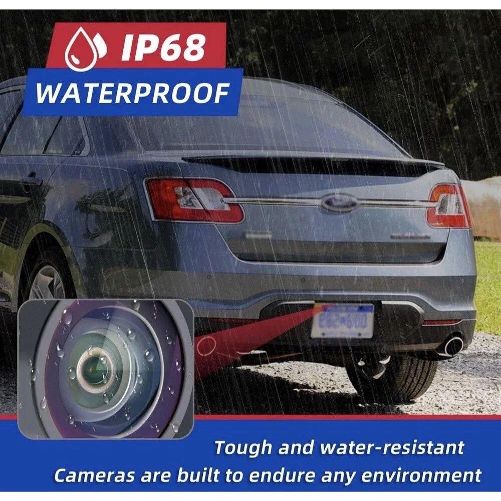 Rear View Backup with Ford Escape 2014 2015 2016 Parking Assist Replace# GJ5T...